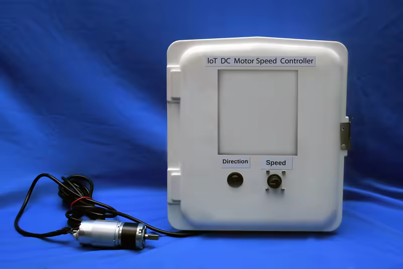 IoT-Enabled DC Motor Speed Controller with WiFi Web Interface PWM by hjLabs.in