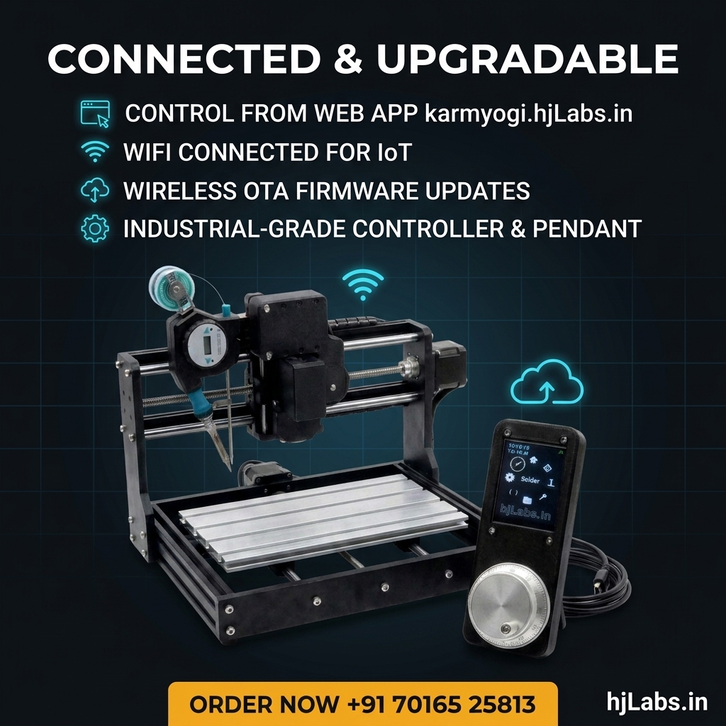 Connected and upgradable — WiFi + OTA