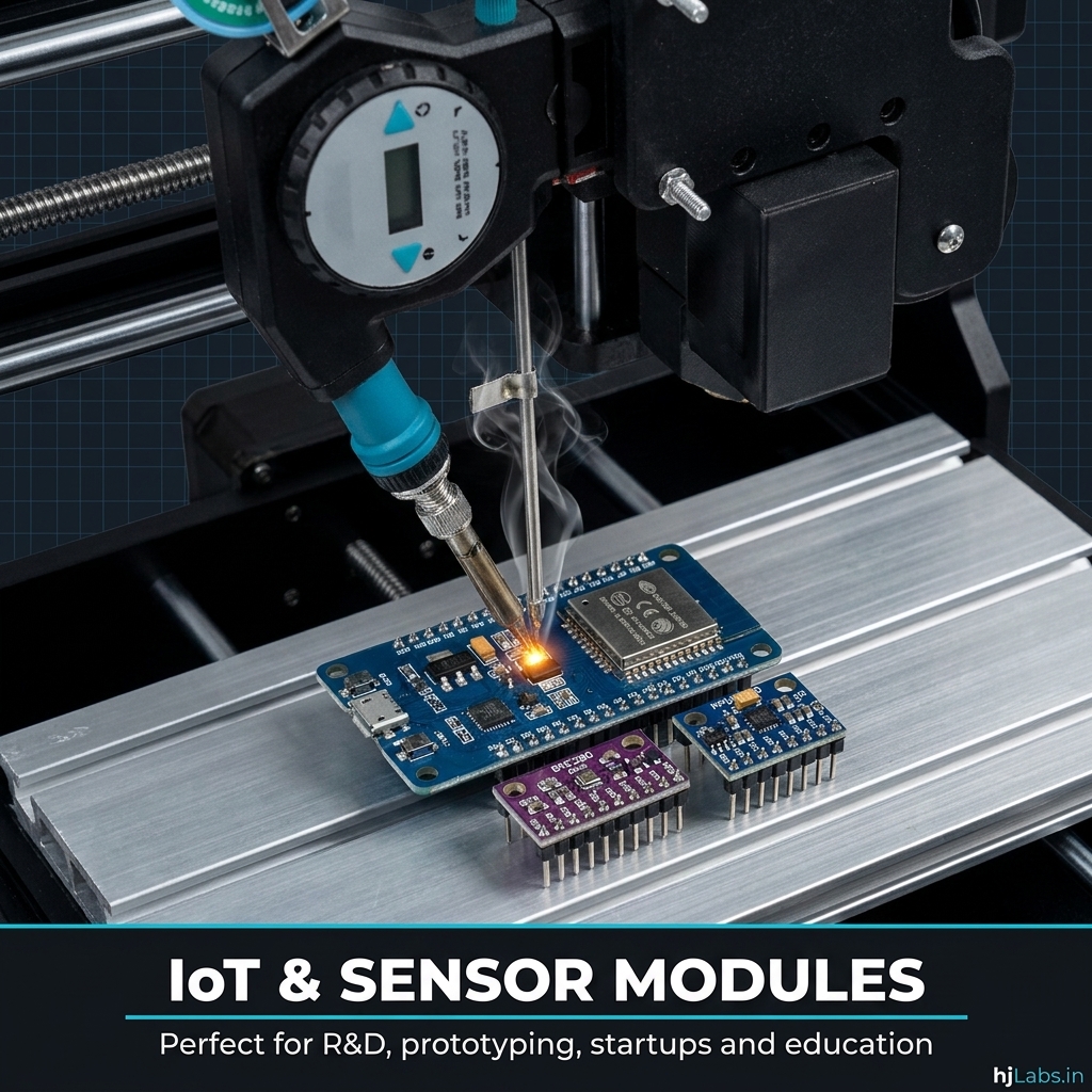 IoT sensor assembly with repeatable solder joints